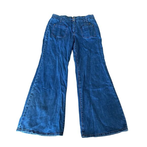 Anthroplogie The Junie High-Rise Flare Jeans by Maeve size 32 - Picture 6 of 16